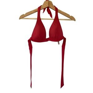 Victoria's Secret hot pink bikini top string women's size XS jelly padding